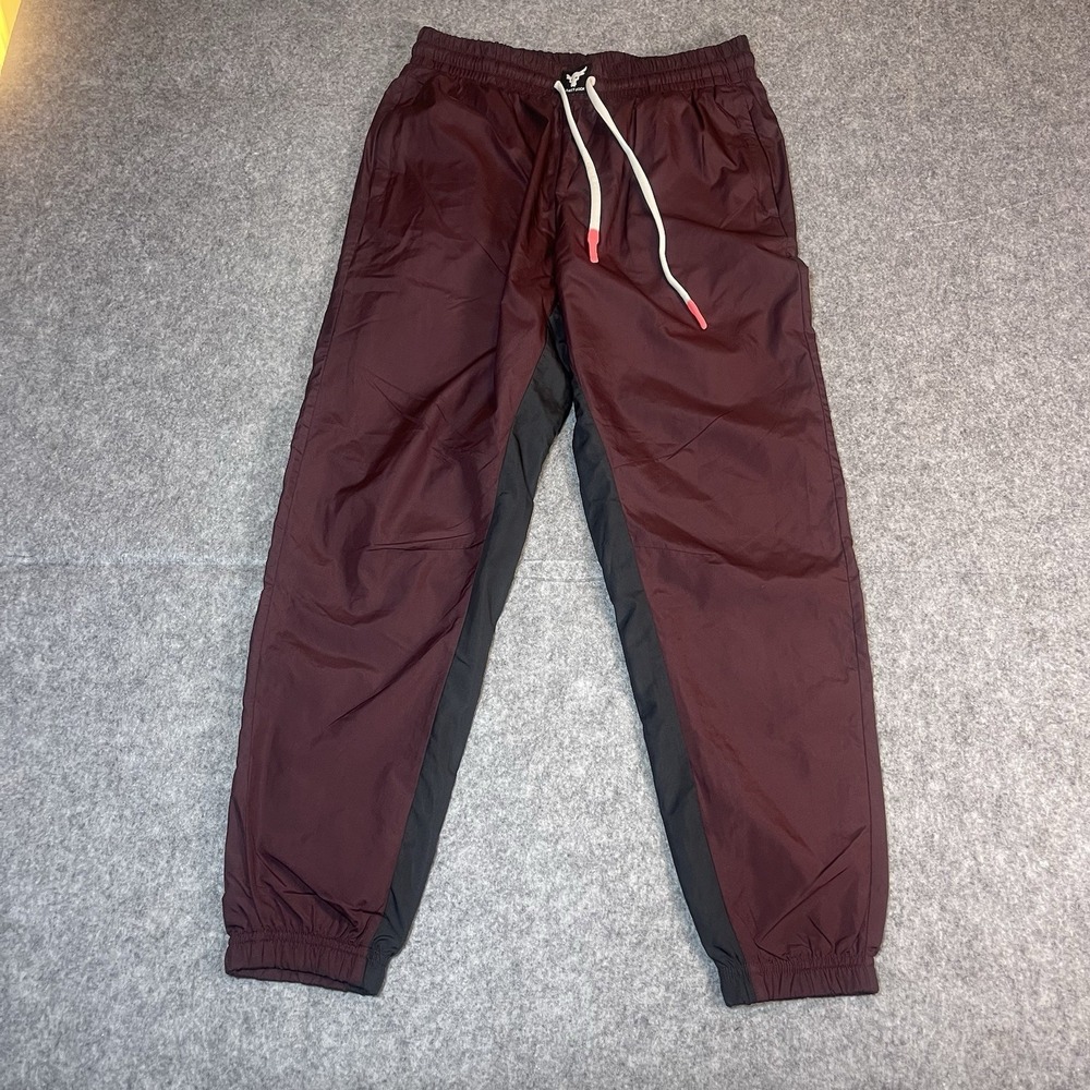 Under Armour Women's Project Rock Polyester Jogger Pants Dark Maroon Size S